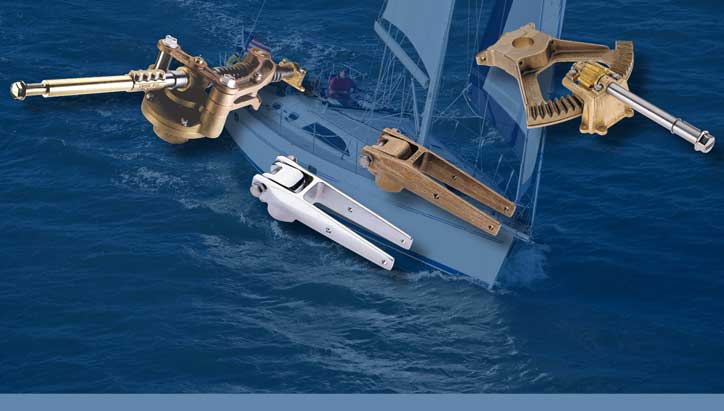 Edson Sailboat Steering & Wheels: Pedestal & Steerers
