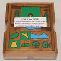 Wooden Hole in One Board Game