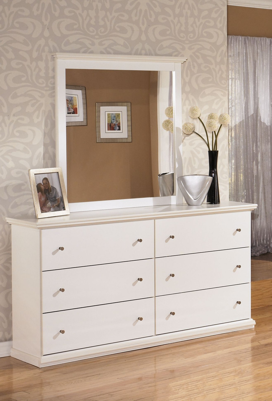 Bostwick Shoals White Dresser Mirror Sold At Hilton Furniture
