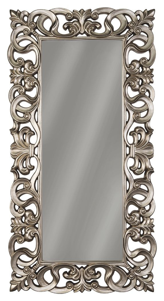Lucia Antique Silver Finish Accent Mirror Sold At Hilton Furniture