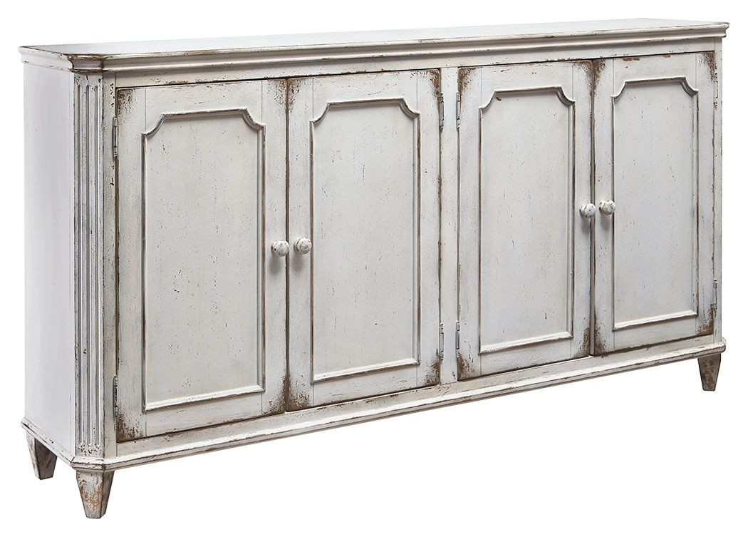 Mirimyn Antique White Door Accent Cabinet Sold At Hilton Furniture