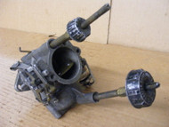 Evinrude Johnson Carburetor 1950's Vintage Carb Knob & Glass Yoke Bowl 0376404