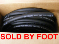 MPI Marine 315-0386 Fuel/Gas Tank Feed/Vent Hose 3/8" per FOOT Type B1 Boat ISO