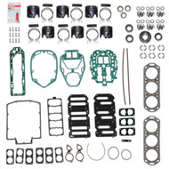 Mercury 2.5L Carb-EFI 150-175-200 Engine Rebuild KIT .030" Piston Bearing Gasket