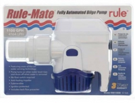 Rule-Mate RM1100B Automatic Sensor Bilge Water Pump 1100GPH 12V 1-1/8\'94Hose Boat