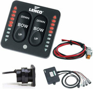 Lenco 15271-001 LED Tactile Switch Two-piece w Pigtail f Dual Actuator Trim Tab