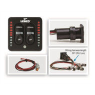 Lenco 15171-001 LED Tactile Switch ALL IN ONE 12-24V for Dual Actuator Trim Tab