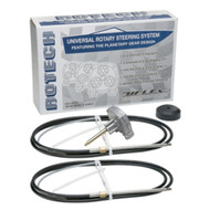 Uflex ROTECH II-14 Boat Steering KIT, Rotary T72FC Helm + DUAL M66 Cable 14'