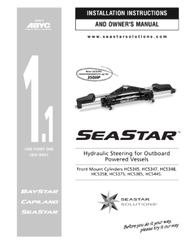 SeaStar HC5345-3 Hydraulic Cylinder Front Mount Boat Steering For Nissan-Tohatsu