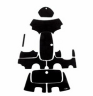 Yamaha Exciter220 Single Twin 135 SE 270TE Elite Traction Mats Foot Pad BlackTip