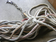 Marine Boat White Rope with Link Chain 200' for Windlass
