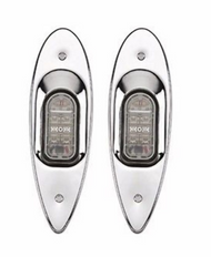 Marpac LED Side Light RED-GREEN Navigation Flush Mount Stainless Steel 7-6595