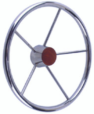 Seachoice 28551 Steering Wheel 15" Destroyer Type 5 Spoke Stainless Steel Boat