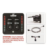 Lenco Marine 11841-002 Flybridge Kit Tactile LED Indicator Switch 20' Harness