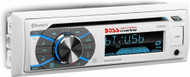 Boss Audio MR508UABW In-Dash Bluetooth Single-DIN CD Player White 200 Watts