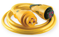 Actuant/Marinco 50' 30 Amp 125 Volt Yellow EEL Shore Cordset CS30-50