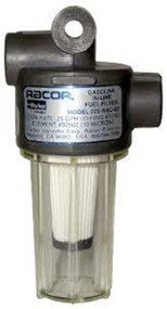 Racor 025-RAC-02 Gas Fuel Fiter-Water Sepatator 25 GPH Outboard Engine Boat