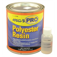 Marpro 6-7410 Quart Premium polyester Resin NO Wax 600100600 Boat Fiberglass