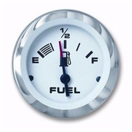 Sierra 65496P Lido 2" Fuel Gauge E-1/2-F Size Scratch Resistant Curved Glass