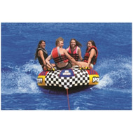 SportsStuff AHBT-1329 Towable 4 riders Big Bertha 68" Handles Non-slip cushioned