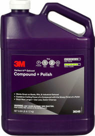3M 30345 Perfect-It Gelcoat Compound + Finishing Wax Polish White Gallon Boat RV