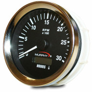 Frank W. Murphy 20700249 Tachometer AT-30 Hourmeter SS Bezel 3000 RPM Boat Yatch