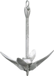 Seachoice 41020 Galvanized Folding Grapnel Anchor 7 Lbs For small Boat Dinghies