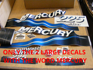 Mercury Marine Saltwater Series Decal Set Engine cover Hood 37-809693A00