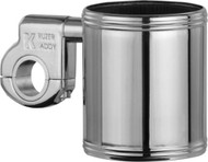 Kruzer Kaddy Cup Holder Chrome Hand Rail MOUNT 7/8, 1-1/8 Tube Bar Boat Marine