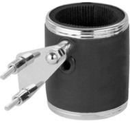 Kruzer Kustom Kaddy Cup Holder ChromeLeather Brake-Clutch Perch Mount Motorcycle