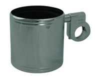 King Kaddy Cup Holder XL S.Steel-Chrome Hand Rail Tube Bar MOUNT 7/8to1-1/8 Boat