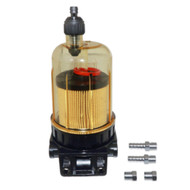 Universal Fuel Filter Water Seperator Clear Bowl 7940P Boat Engine Motor