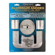 Mercruiser Bravo I II III Anode Aluminum Kit 888761A 1 Salt/Brackish Water