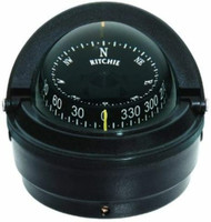 Ritchie S-87 Compass Voyager Surface Mount Black Boat Marine Navigation