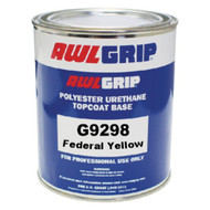Awlgrip Topcoat Premium Polyester Urethane Federal Yellow Quart G9298/1QTUS