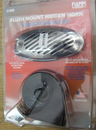 FIAMM 51808-23 Mini Hidden Boat Horn Stainless Steel Grill 12V Marine RV Truck