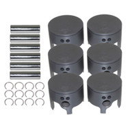 Mercury 260-280HP V6 2.5Lt Mercury Racing Piston Ring Kit Pro Stock Wizard W25K