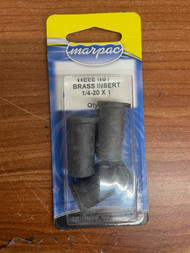 3 Marpac 1/4"-20 x 1" Long Well Nuts Bronze Brass-Rubber 7-5565