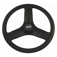 Marpac Boat Steering Wheel 13-1/4" Black Rugger Plastic 3/4" Helm Shaft Boat Mar