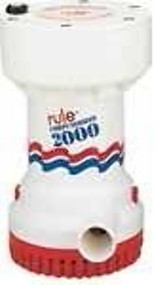 Rule 53S Automatic Bilge Pump 2000 GPH 12V Marine Boat Submersible