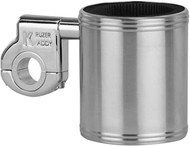 Kruzer Kaddy 100 Cup Holder Stain Steel Hand Rail MOUNT 7/8t01-1/8 Tube Bar Boat