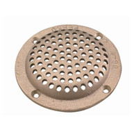 Perko 0086 DP5 PLB Round Strainer OD 5" Thru-Hull 2" Cast bronze Water Intake