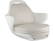 Springfield Marine 1061201-C Boat Pilot-Chair Rotational Molded White