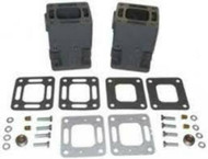 Mercruiser GM 4.3-5.0-5.7-7.4-8.2L Exhaust Riser Kit 6" center BARR 93322A3, A12