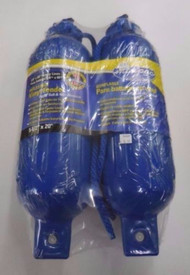 2 PACK Marpac 57704 Boat Fender 5-1/2x20" + Rope Line 3/8x60" Dock Anchoring .7-6528