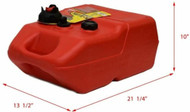 Moeller Portable 9 Gallon Fuel-Gas Tank 23.06"x14.25"x11.57"High EPA 630009LP