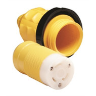 Actuant 30A Female Connector W/Cover & Locking Ring 305CRCN.VPK Shore Power Boat
