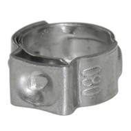 Universal Ear Clamp 10PACK 5/16" 6.8 - 8.0 mm/.268-.315" Band 5x0.5mm 316 SS