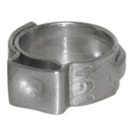 Universal Ear Clamp 10PACK 3/8" 7.8 - 9.5mm/.307-.374" Band 5x0.5mm 316 SS
