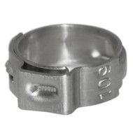 Universal Ear Clamp 10PACK 27/64" 9.2-10.9 mm/.362-.429" Band 5x0.5mm 316 SS
